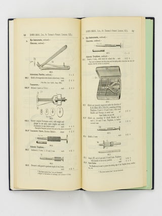 Ophthalmic Instruments. British Manufactures Only ... Down Bros., Ltd. [Catalogue of Surgical Instruments & Appliances. Down Bros, Ltd... Ophthalmology (cover title)]