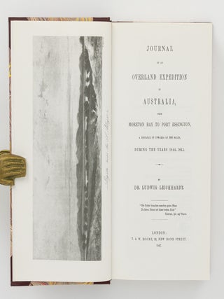 Journal of an Overland Expedition in Australia, from Moreton Bay to Port Essington ... during the years 1844-1845
