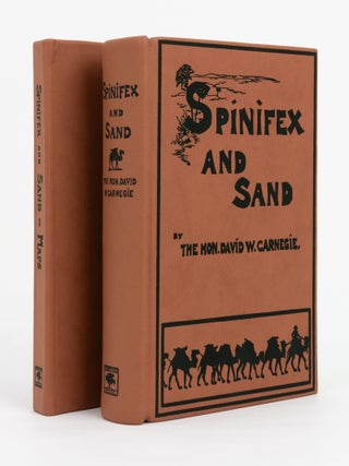 Item #146574 Spinifex and Sand. A Narrative of Five Years' Pioneering and Exploration in Western...