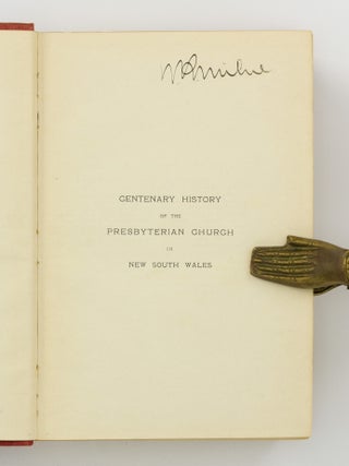 Centenary History of the Presbyterian Church in New South Wales