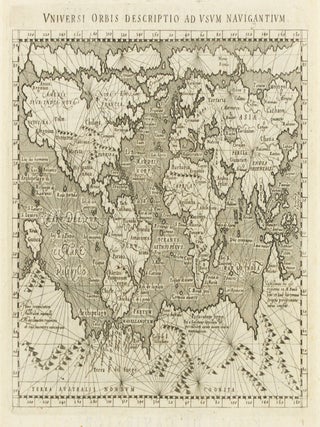 Item #146751 Universi Orbis Descriptio ad usum Navigantium. World Map, Giovanni Antonio MAGINI