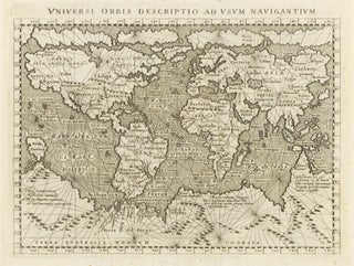 Item #146751 Universi Orbis Descriptio ad usum Navigantium. World Map, Giovanni Antonio MAGINI