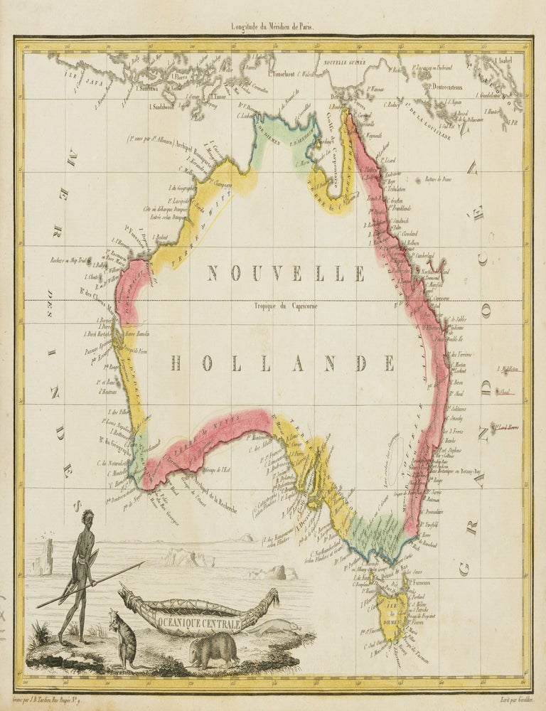 Item #146753 Oceanique Centrale. Australia, Pierre LAPIE.