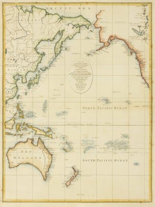 Item #146755 A New and Accurate Chart of the Discoveries of Capn. Cook and other later...