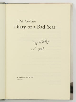 Diary of a Bad Year