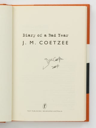Diary of a Bad Year