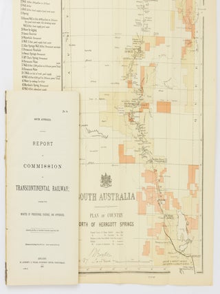 Item #146789 Report of Commission on Transcontinental Railway; together with Minutes of...