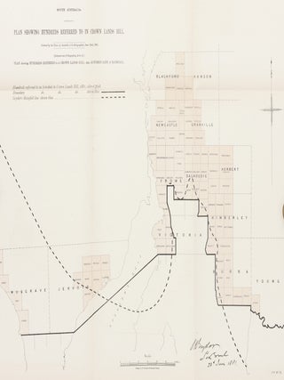 Item #146841 Plan showing Hundreds referred to in Crown Lands Bill. Crown Lands
