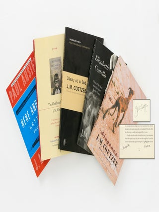 Item #146886 A collection of five uncorrected proof copies, all signed by the author on the title...