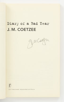 A collection of five uncorrected proof copies, all signed by the author on the title page, and all containing autograph corrections