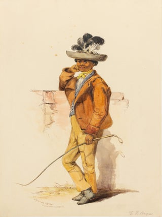 A unique offering of eighteen original watercolours of Rio de Janeiro and the peoples of Southern Africa, many unpublished, together with a significant autograph letter signed by the artist