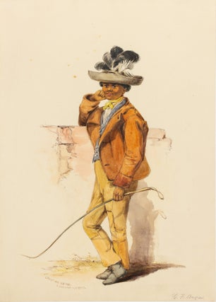 A unique offering of eighteen original watercolours of Rio de Janeiro and the peoples of Southern Africa, many unpublished, together with a significant autograph letter signed by the artist