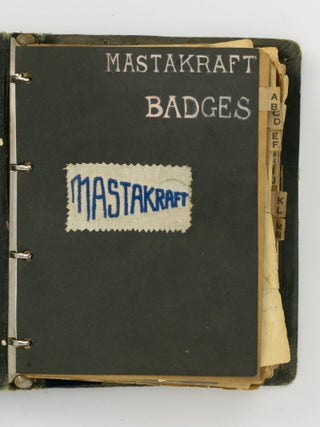 An extensive archive relating to embroidered crests produced by Mastakraft Hat and Cap Co., Adelaide for schools, sporting clubs, community organisations, companies and the military in South Australia, circa 1930s and 1940s