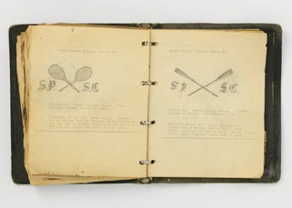 An extensive archive relating to embroidered crests produced by Mastakraft Hat and Cap Co., Adelaide for schools, sporting clubs, community organisations, companies and the military in South Australia, circa 1930s and 1940s