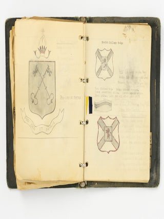 An extensive archive relating to embroidered crests produced by Mastakraft Hat and Cap Co., Adelaide for schools, sporting clubs, community organisations, companies and the military in South Australia, circa 1930s and 1940s