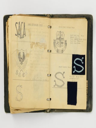 An extensive archive relating to embroidered crests produced by Mastakraft Hat and Cap Co., Adelaide for schools, sporting clubs, community organisations, companies and the military in South Australia, circa 1930s and 1940s