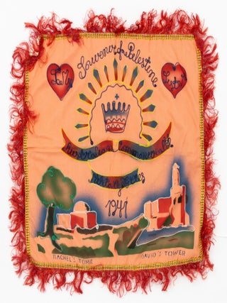 Seven embroidered silk cushion covers collected by Australian soldiers on active service during the Second World War