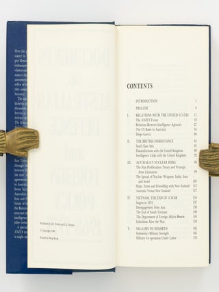 Documents on Australian Defence and Foreign Policy, 1968-1975