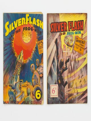 The Adventures of Silver Flash and his Frog-men. No 1 to No 54 [lacking only four issues from the complete run of this rare Australian comic]