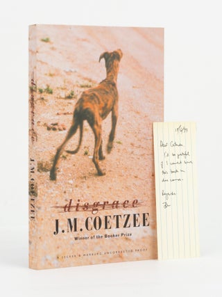 Item #147035 Disgrace. J. M COETZEE
