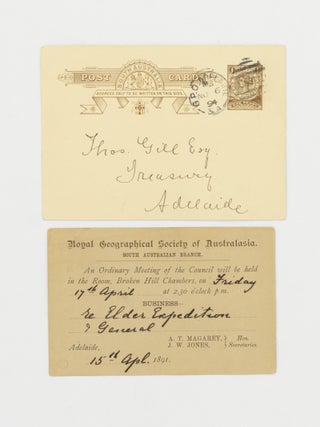 Handbook of Instructions for the Guidance of the Officers of the Elder Scientific Exploration Expedition to the Unknown Portions of Australia