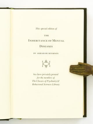 The Inheritance of Mental Diseases