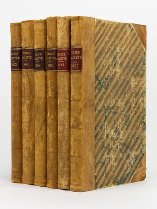 Item #147073 New South Wales Police Gazette, and Weekly Record of Crime. [An unbroken six-year...