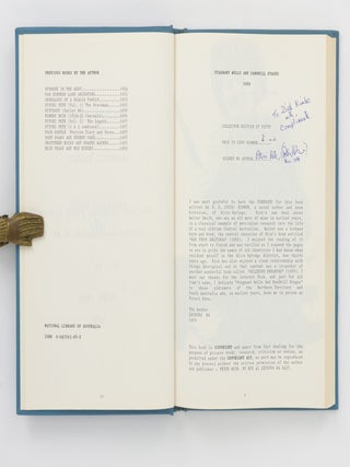 Blue Peaks and Red Ridges. The 1965-66 Campfire Field Notes of Desert Explorations in W.A. [Together with] Stagnant Wells and Sandhill Stages. The 1967 Campfire Field notes .... [and] Dewdrop Fresh and Bitter Brine. The 1967-68 Campfire Field Notes ....