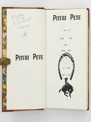 Blue Peaks and Red Ridges. The 1965-66 Campfire Field Notes of Desert Explorations in W.A. [Together with] Stagnant Wells and Sandhill Stages. The 1967 Campfire Field notes .... [and] Dewdrop Fresh and Bitter Brine. The 1967-68 Campfire Field Notes ....