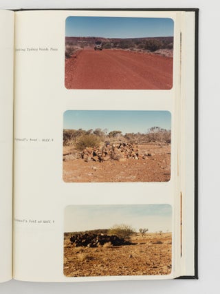 A bound volume of personal journals and photographs relating to a trip along the famous Canning Stock Route from Wiluna to Hall's Creek in June and July 1981