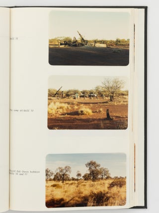 A bound volume of personal journals and photographs relating to a trip along the famous Canning Stock Route from Wiluna to Hall's Creek in June and July 1981