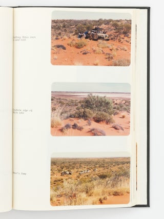 A bound volume of personal journals and photographs relating to a trip along the famous Canning Stock Route from Wiluna to Hall's Creek in June and July 1981