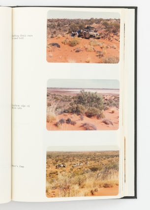 A bound volume of personal journals and photographs relating to a trip along the famous Canning Stock Route from Wiluna to Hall's Creek in June and July 1981