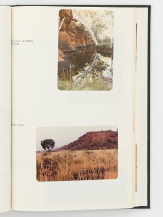 A bound volume of personal journals and photographs relating to a trip along the famous Canning Stock Route from Wiluna to Hall's Creek in June and July 1981