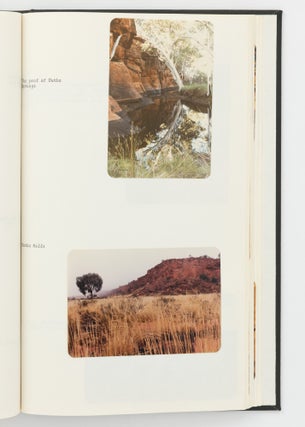 A bound volume of personal journals and photographs relating to a trip along the famous Canning Stock Route from Wiluna to Hall's Creek in June and July 1981