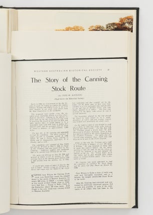 A bound volume of personal journals and photographs relating to a trip along the famous Canning Stock Route from Wiluna to Hall's Creek in June and July 1981
