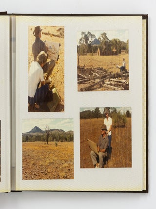 An album of photographs relating to a Flinders Ranges sketching trip made by artist Kenneth William David Jack (1924-2006) in 1984