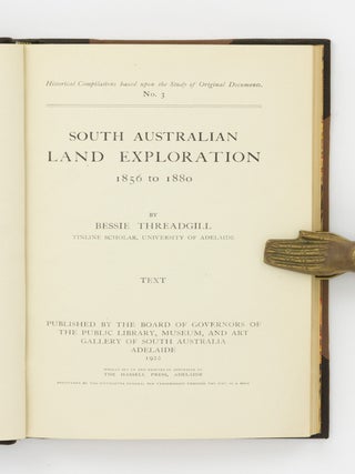 South Australian Land Exploration, 1856 to 1880