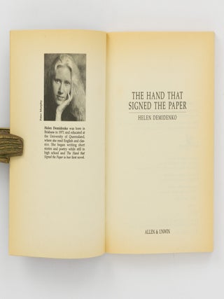 The Hand that Signed the Paper