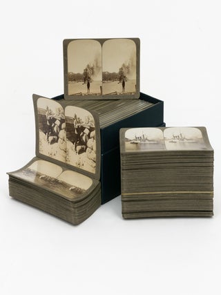A collection of 218 stereo-photographs documenting the Russo-Japanese War