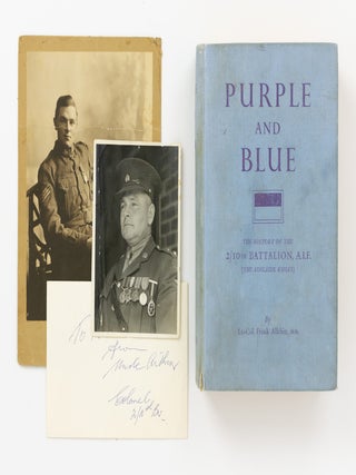 Item #147254 Purple and Blue. The History of the 2/10th Battalion AIF (the Adelaide Rifles),...