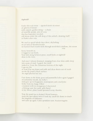 Neighbours in a Thicket. Poems by David Malouf
