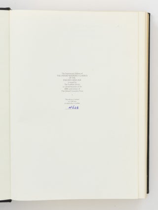 The 500th Anniversary Edition of the Oxford Reference Classics of the English Language [the complete set of eight volumes with the custom-made bookstand, as issued]