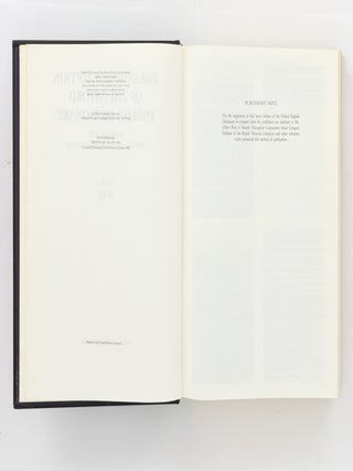 The 500th Anniversary Edition of the Oxford Reference Classics of the English Language [the complete set of eight volumes with the custom-made bookstand, as issued]