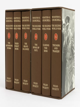Item #147388 The Second World War [the cumulative title of the six-volume set]. Winston S. CHURCHILL