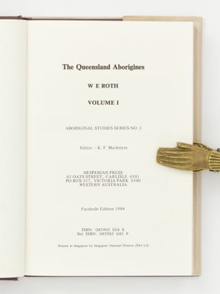 The Queensland Aborigines [in three volumes]