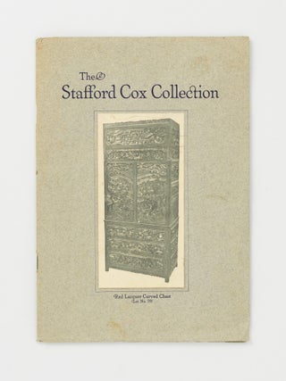 Item #147538 The Stafford Cox Collection. To be sold by Auction at the Gallery Rooms of Theodore...