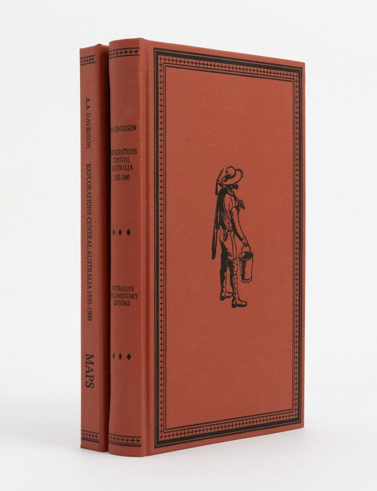 Item #147582 Journal of Explorations in Central Australia, by The Central Australian Exploration Syndicate .... 1898 to 1900. Allan A. DAVIDSON.