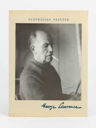 George Lawrence. Text on the Artist's Life by Roland Wakelin. Commentaries by Lloyd Rees...