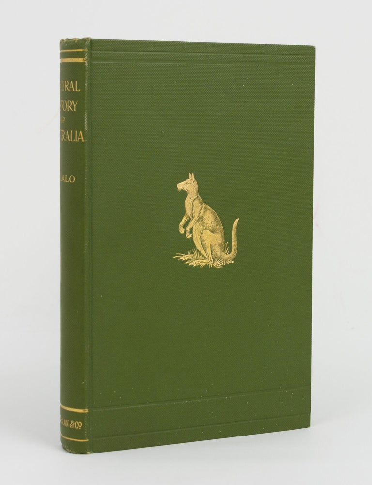 Item #147612 A Sketch of the Natural History of Australia, with Some Notes on Sport. Frederick G. AFLALO.